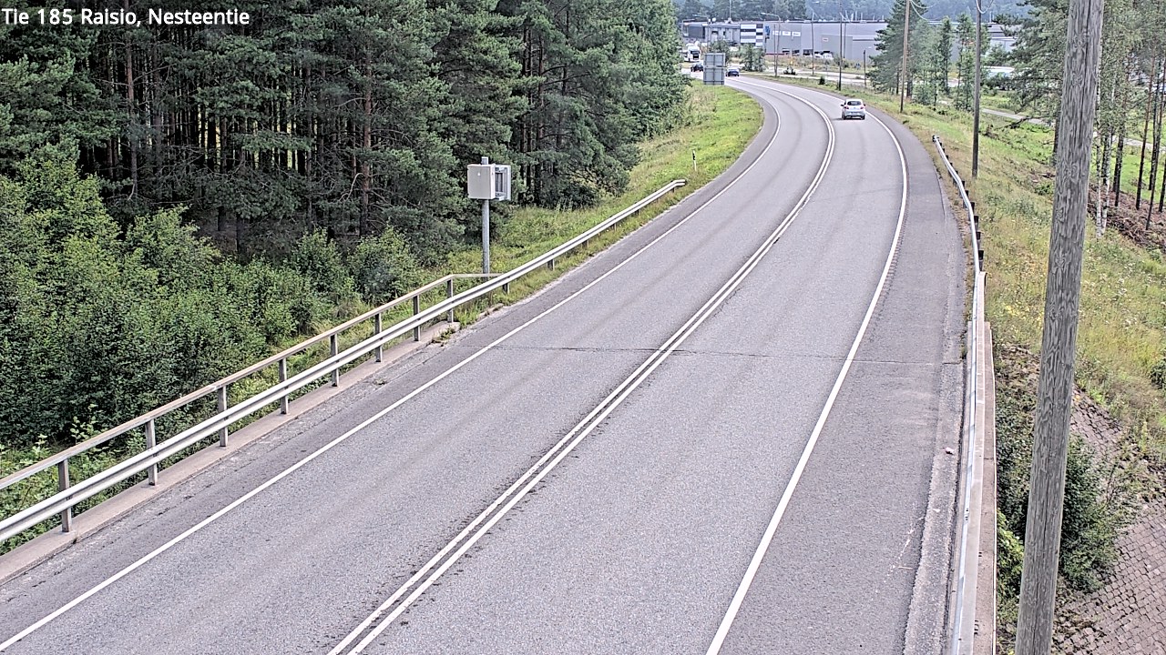 Weather Camera Image Väg 185 Raisio, Nesteentie, Raisio, Varsinais-Suomi