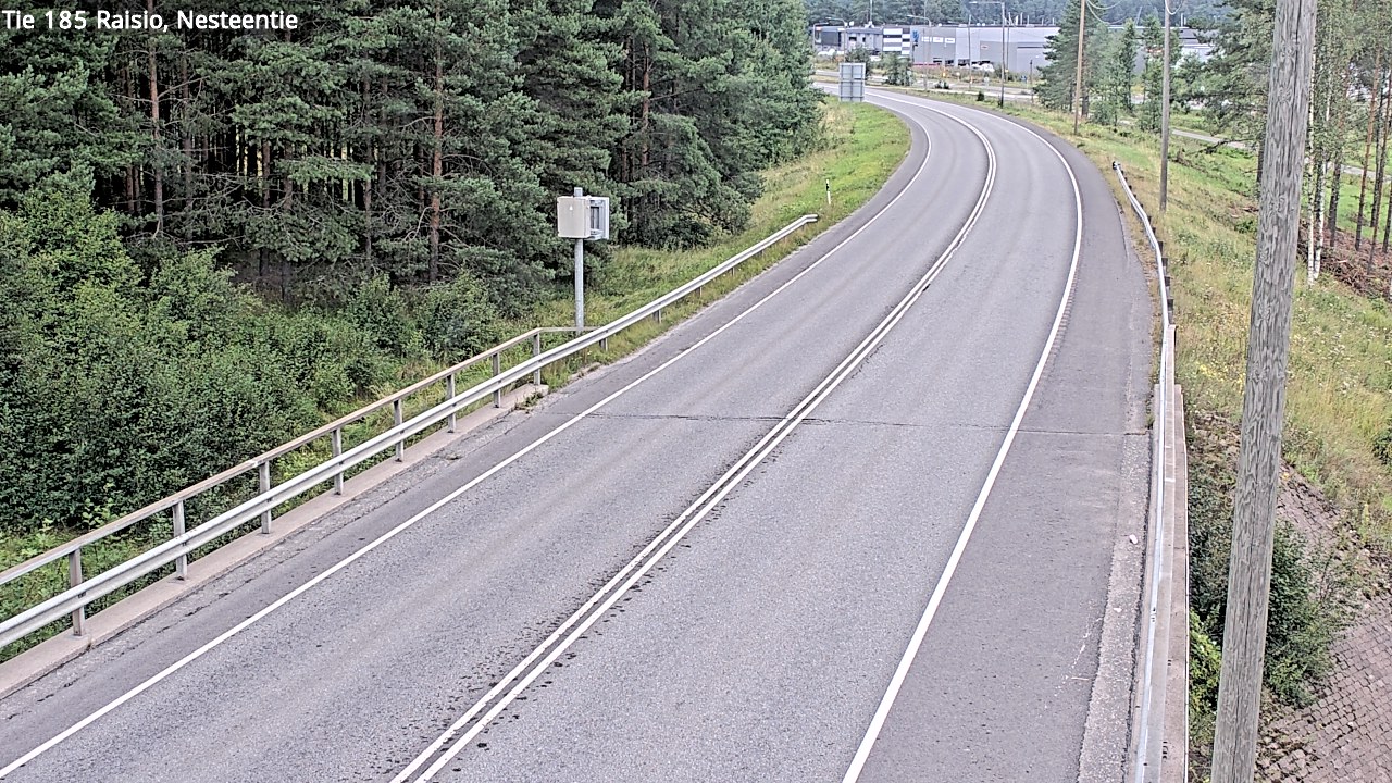 Weather Camera Image Väg 185 Raisio, Nesteentie, Raisio, Varsinais-Suomi