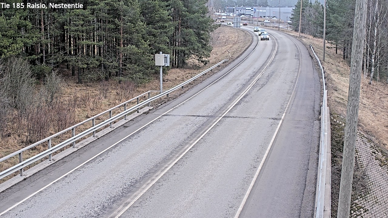 Weather Camera Image Väg 185 Raisio, Nesteentie, Raisio, Varsinais-Suomi
