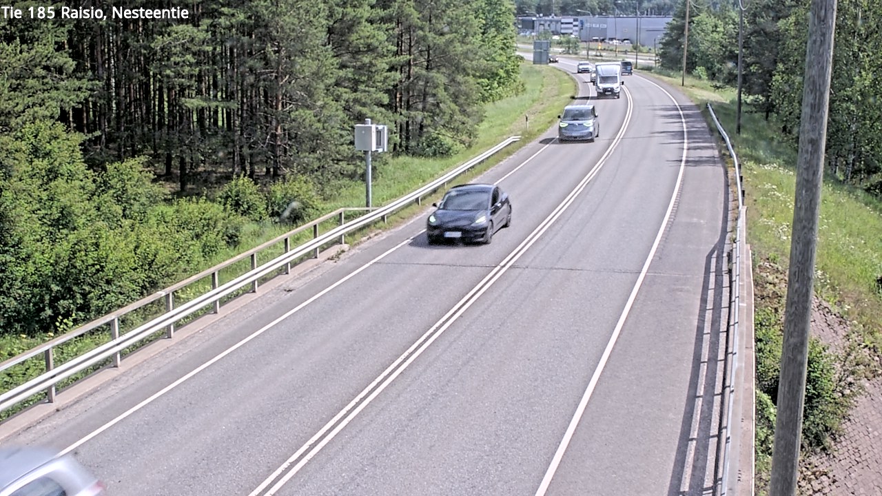 Weather Camera Image Väg 185 Raisio, Nesteentie, Raisio, Varsinais-Suomi