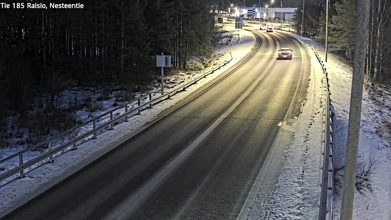 Weather Camera Image Väg 185 Raisio, Nesteentie, Raisio, Varsinais-Suomi