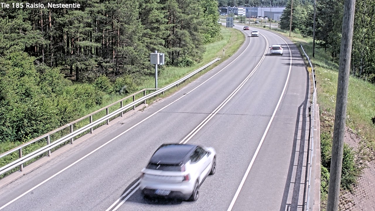 Weather Camera Image Väg 185 Raisio, Nesteentie, Raisio, Varsinais-Suomi