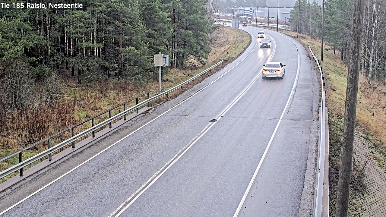 Weather Camera Image Väg 185 Raisio, Nesteentie, Raisio, Varsinais-Suomi