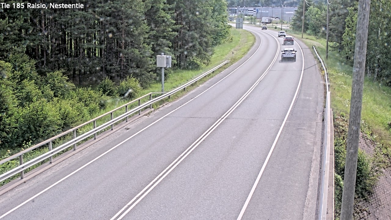 Weather Camera Image Väg 185 Raisio, Nesteentie, Raisio, Varsinais-Suomi
