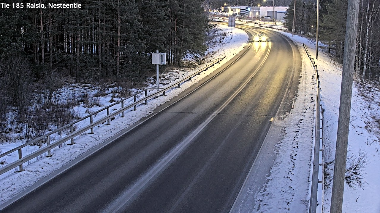Weather Camera Image Väg 185 Raisio, Nesteentie, Raisio, Varsinais-Suomi