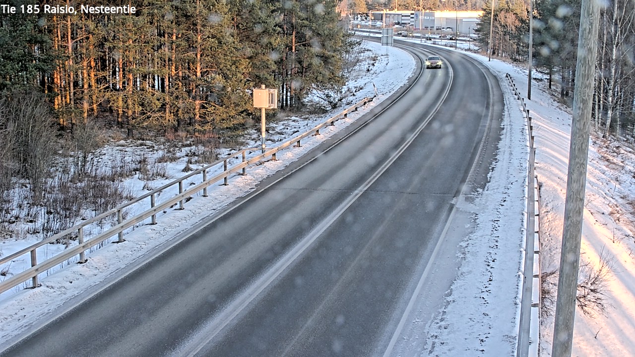 Weather Camera Image Väg 185 Raisio, Nesteentie, Raisio, Varsinais-Suomi