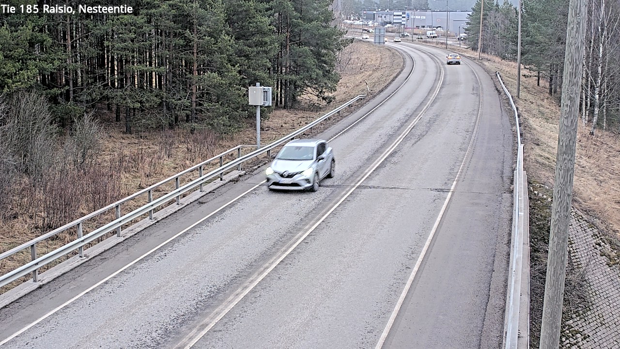 Weather Camera Image Väg 185 Raisio, Nesteentie, Raisio, Varsinais-Suomi