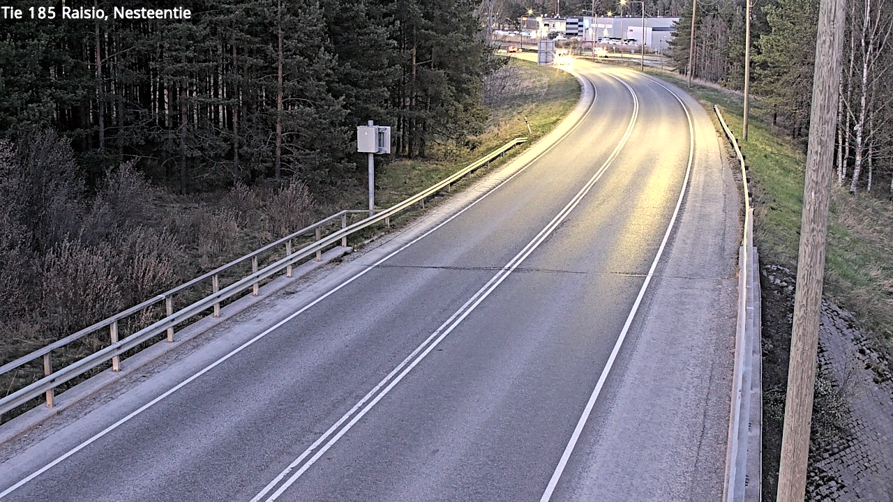 Weather Camera Image Road 185 Raisio, Nesteentie, Raisio, Varsinais-Suomi