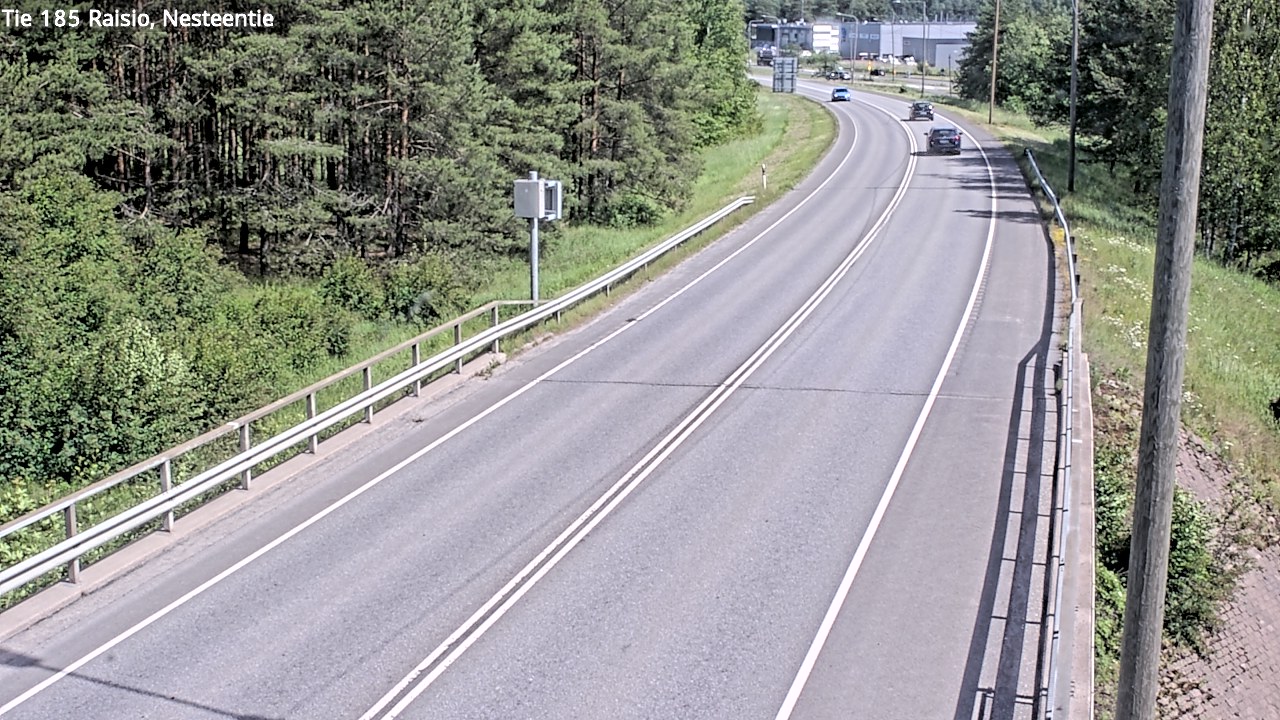 Weather Camera Image Road 185 Raisio, Nesteentie, Raisio, Varsinais-Suomi