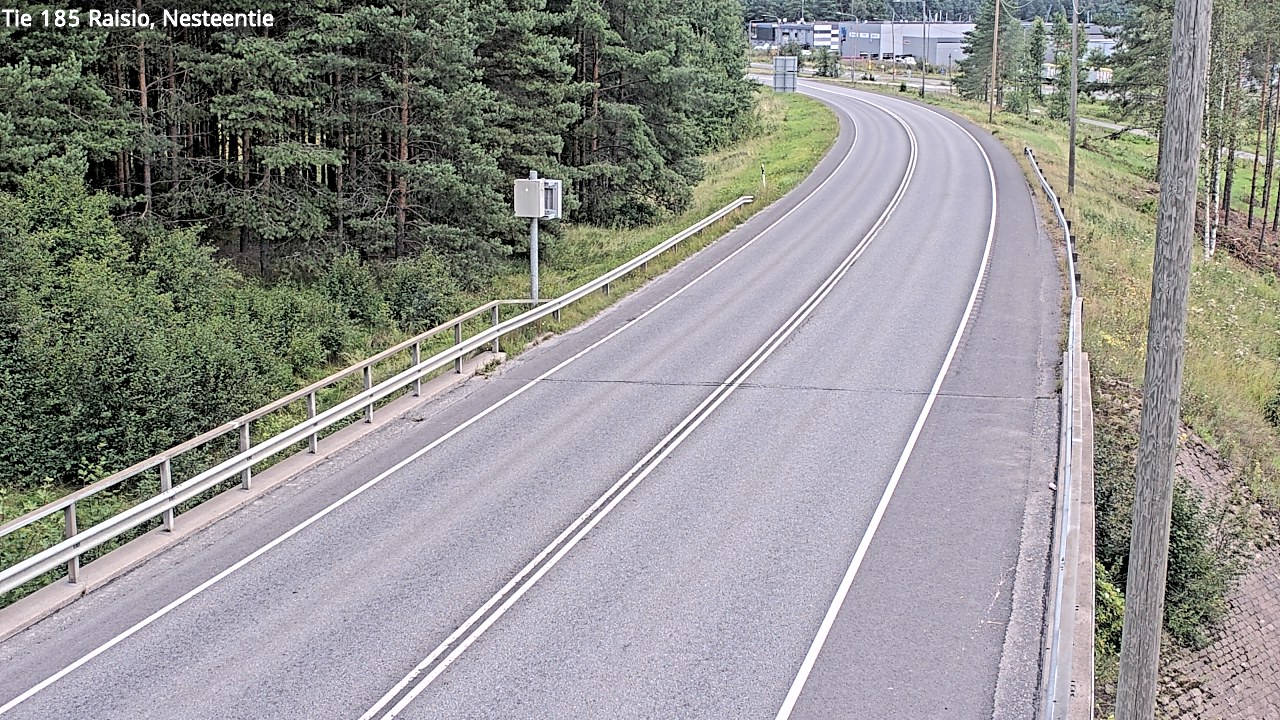 Weather Camera Image Väg 185 Raisio, Nesteentie, Raisio, Varsinais-Suomi