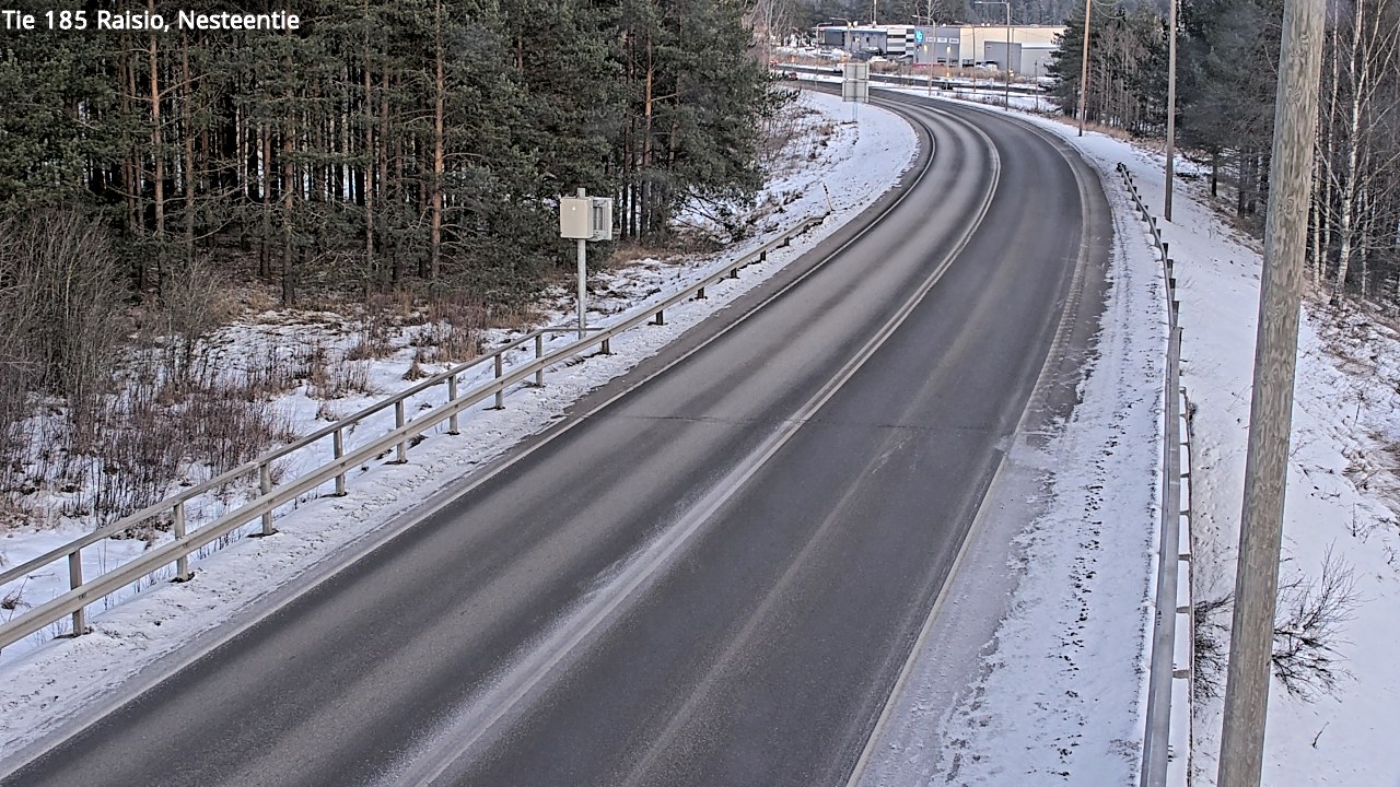 Weather Camera Image Väg 185 Raisio, Nesteentie, Raisio, Varsinais-Suomi