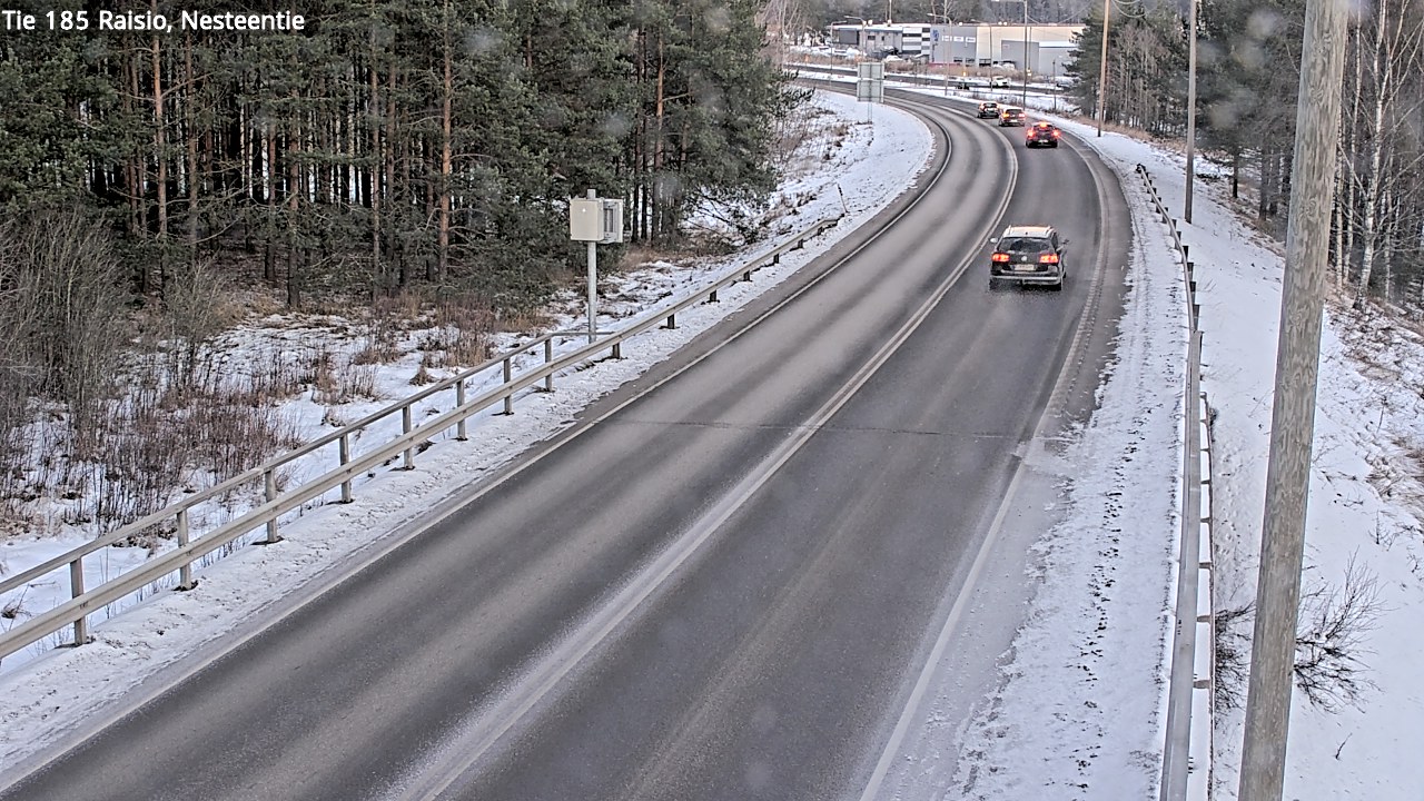 Weather Camera Image Väg 185 Raisio, Nesteentie, Raisio, Varsinais-Suomi