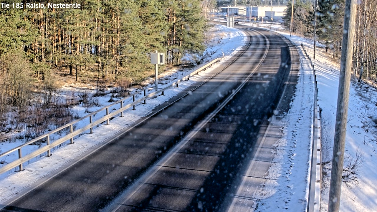 Weather Camera Image Road 185 Raisio, Nesteentie, Raisio, Varsinais-Suomi