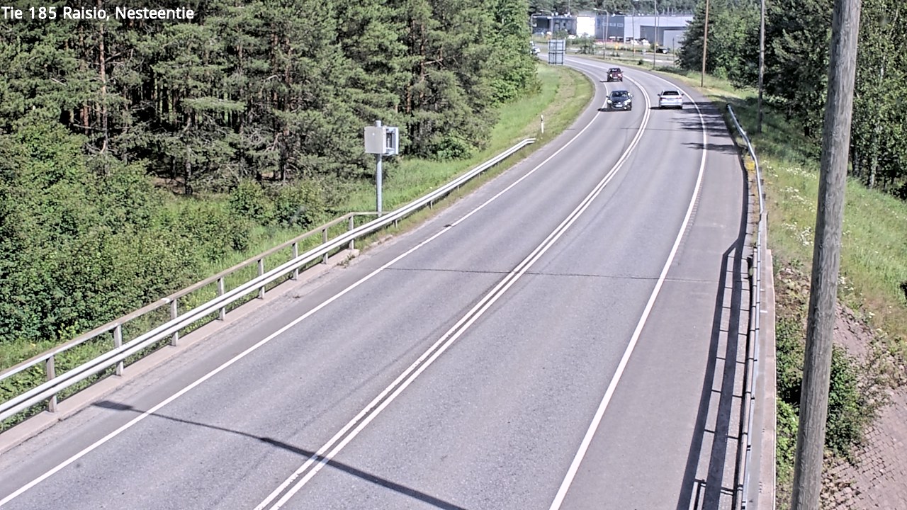 Weather Camera Image Road 185 Raisio, Nesteentie, Raisio, Varsinais-Suomi