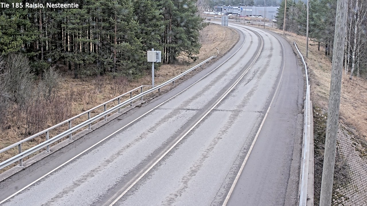 Weather Camera Image Road 185 Raisio, Nesteentie, Raisio, Varsinais-Suomi