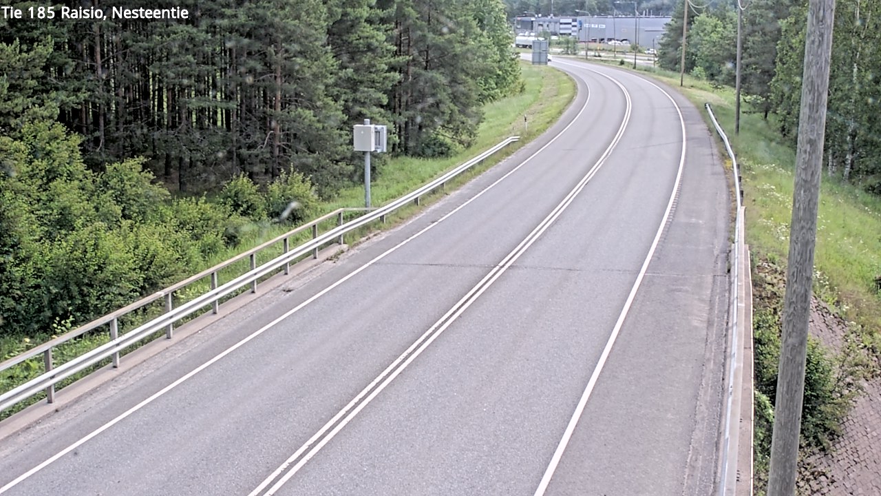 Weather Camera Image Väg 185 Raisio, Nesteentie, Raisio, Varsinais-Suomi