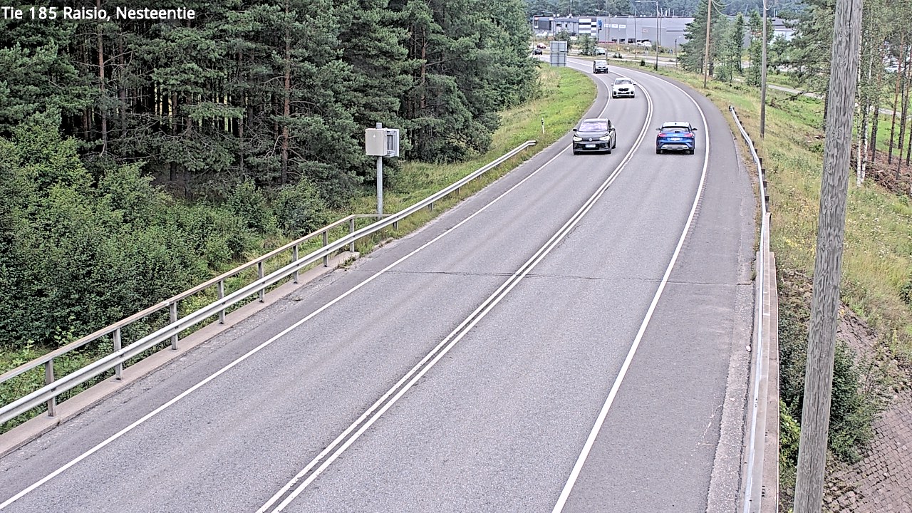 Weather Camera Image Väg 185 Raisio, Nesteentie, Raisio, Varsinais-Suomi