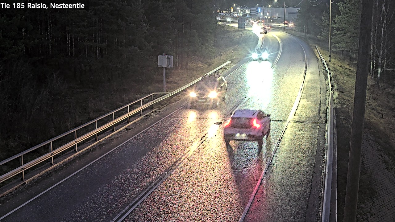 Weather Camera Image Väg 185 Raisio, Nesteentie, Raisio, Varsinais-Suomi