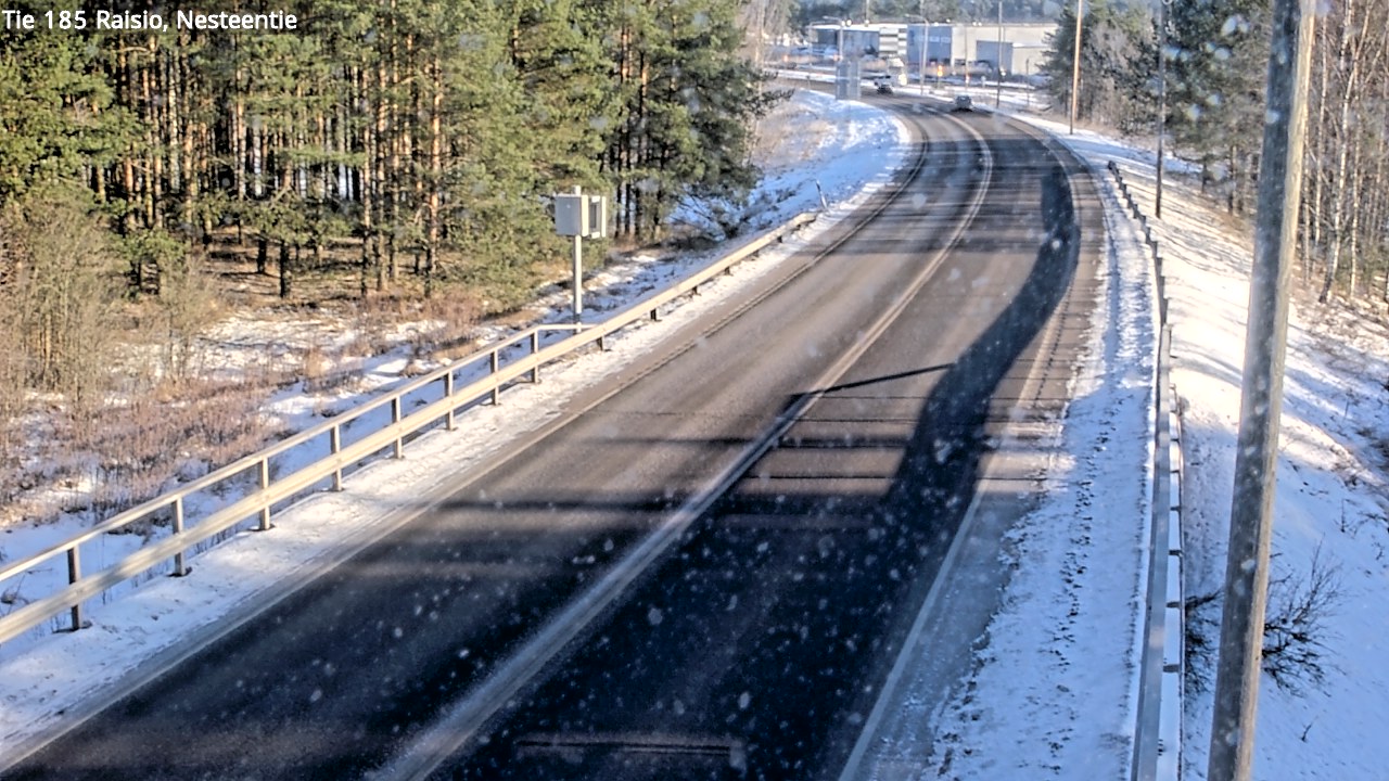 Weather Camera Image Road 185 Raisio, Nesteentie, Raisio, Varsinais-Suomi