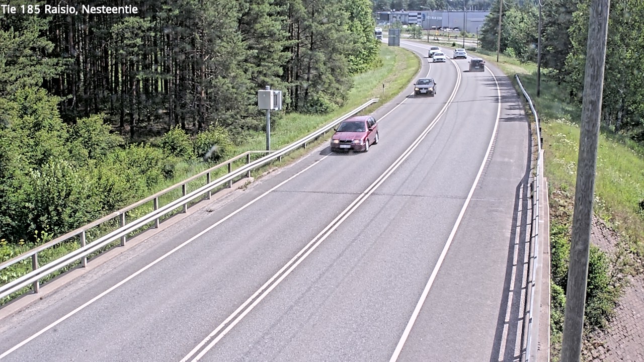 Weather Camera Image Väg 185 Raisio, Nesteentie, Raisio, Varsinais-Suomi