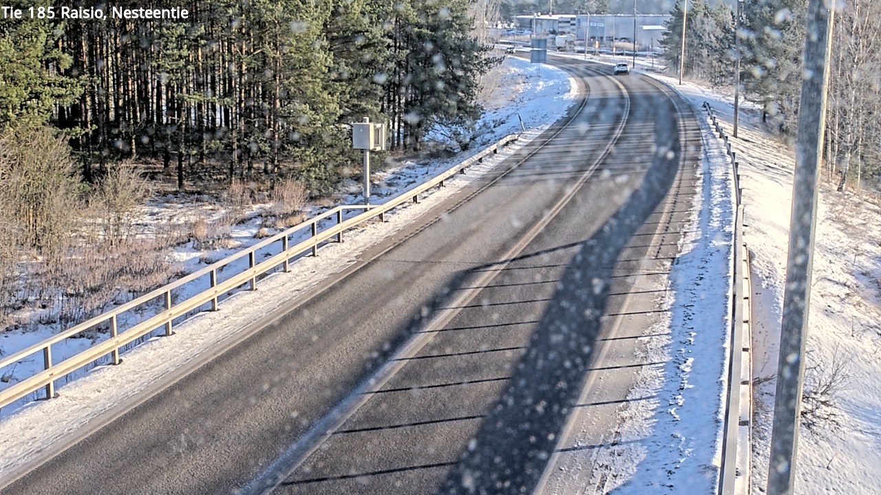 Weather Camera Image Road 185 Raisio, Nesteentie, Raisio, Varsinais-Suomi