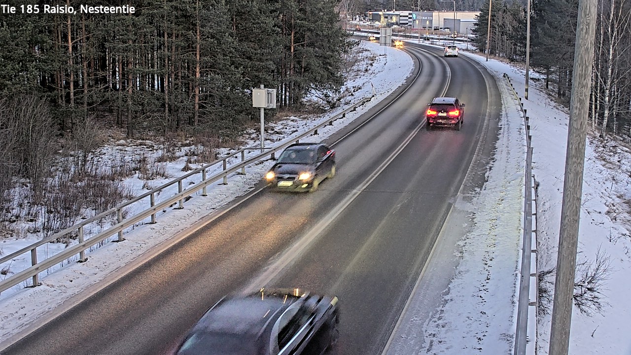 Weather Camera Image Väg 185 Raisio, Nesteentie, Raisio, Varsinais-Suomi
