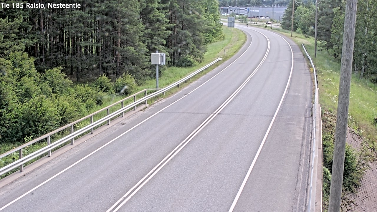 Weather Camera Image Väg 185 Raisio, Nesteentie, Raisio, Varsinais-Suomi