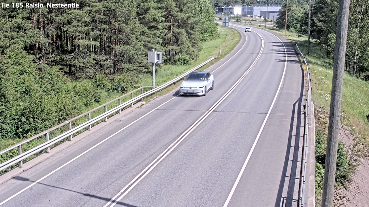Weather Camera Image Road 185 Raisio, Nesteentie, Raisio, Varsinais-Suomi