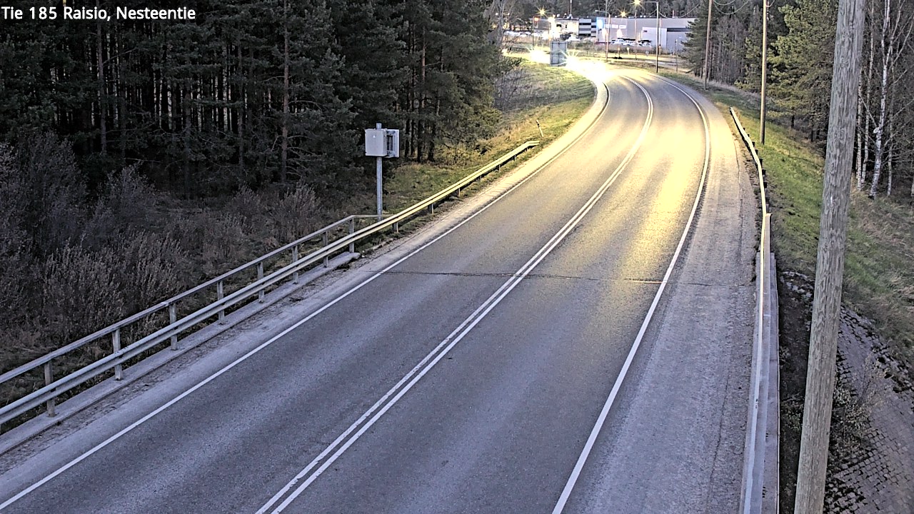 Weather Camera Image Road 185 Raisio, Nesteentie, Raisio, Varsinais-Suomi