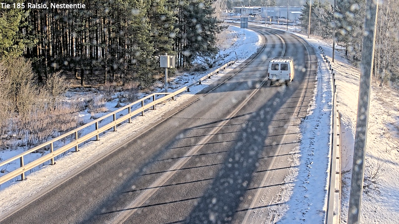 Weather Camera Image Road 185 Raisio, Nesteentie, Raisio, Varsinais-Suomi