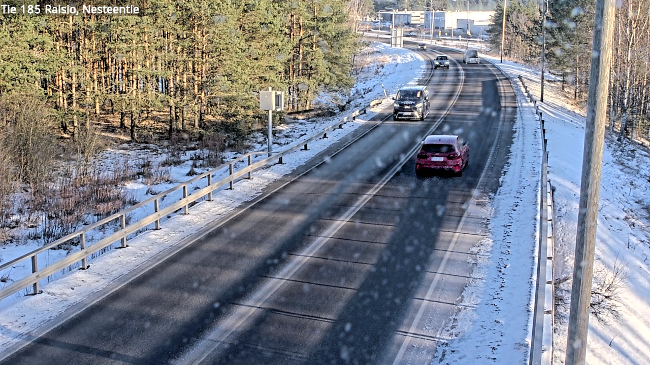 Weather Camera Image Väg 185 Raisio, Nesteentie, Raisio, Varsinais-Suomi