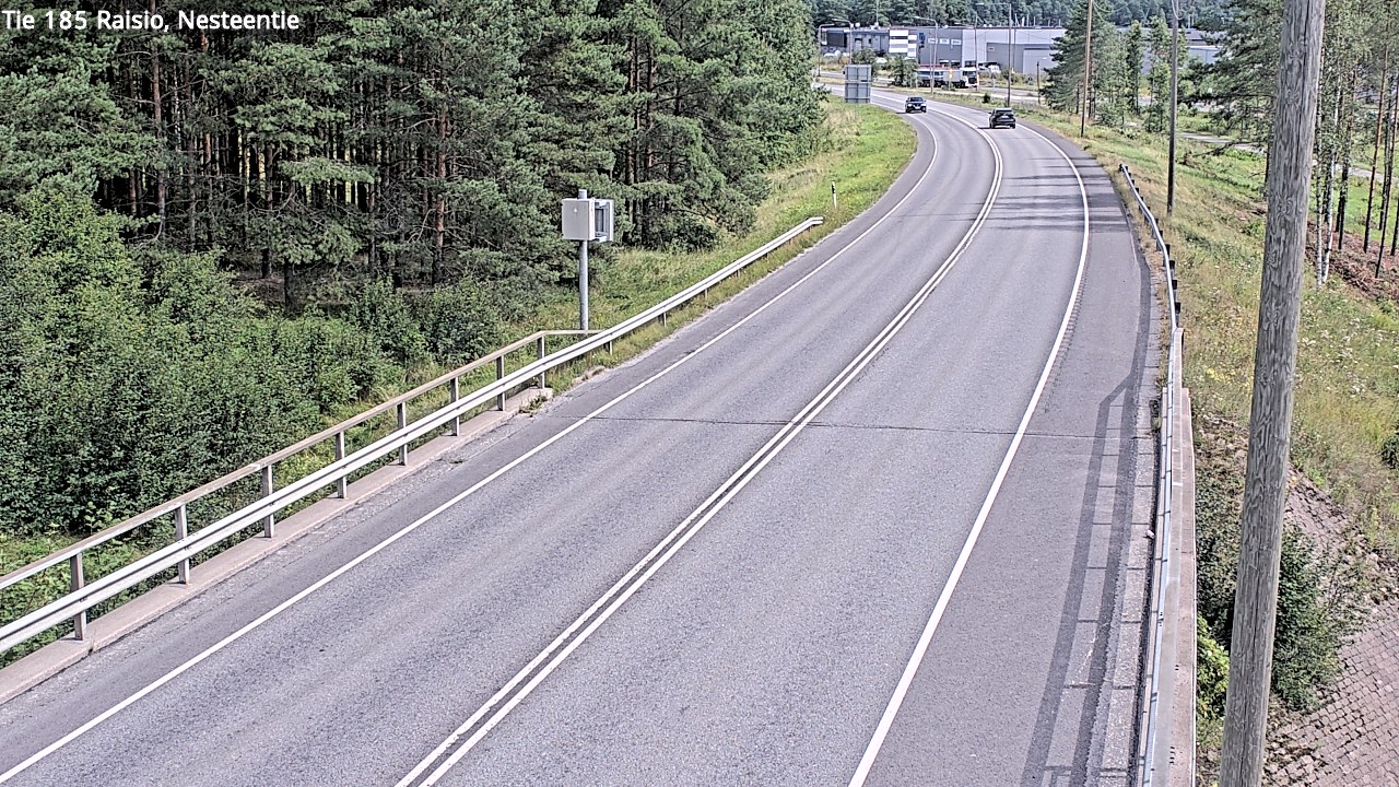 Weather Camera Image Väg 185 Raisio, Nesteentie, Raisio, Varsinais-Suomi