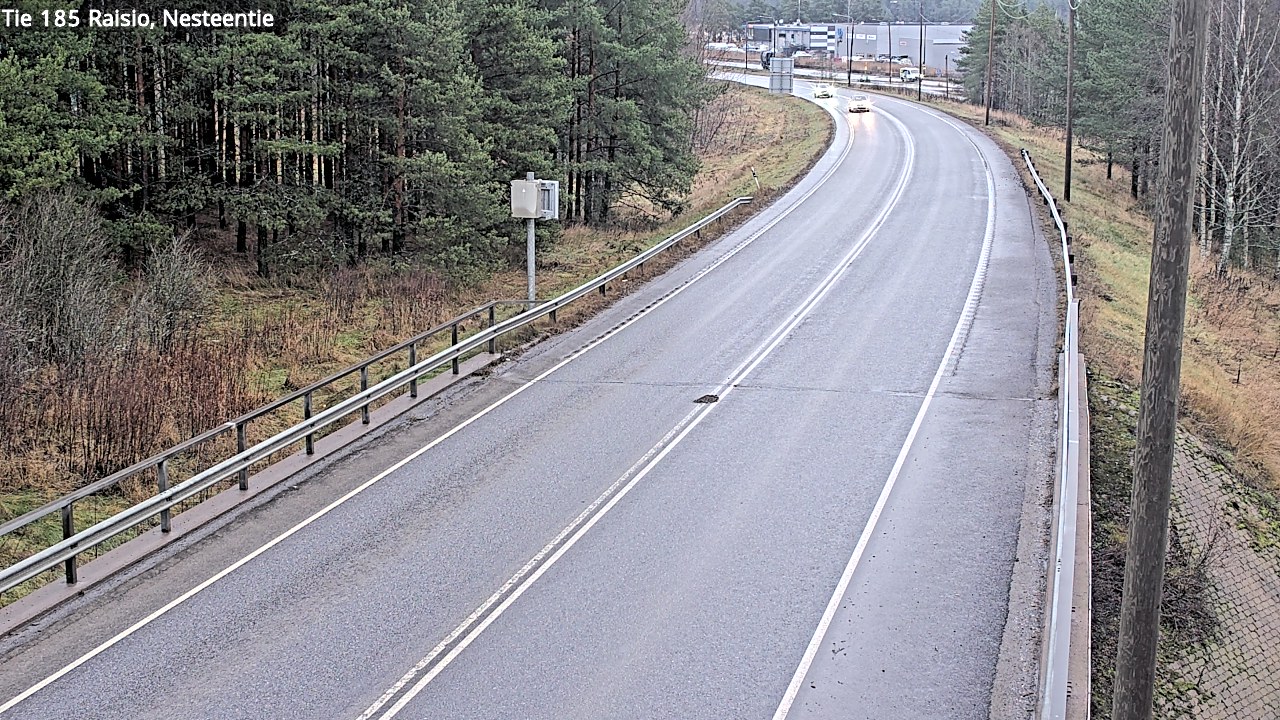 Weather Camera Image Väg 185 Raisio, Nesteentie, Raisio, Varsinais-Suomi
