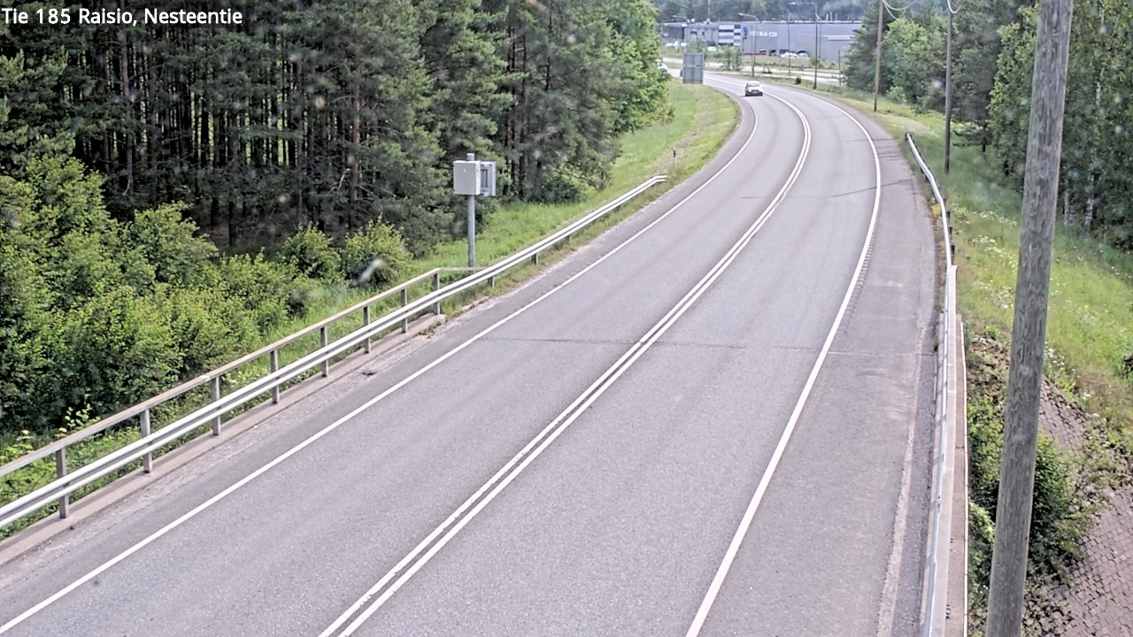 Weather Camera Image Väg 185 Raisio, Nesteentie, Raisio, Varsinais-Suomi
