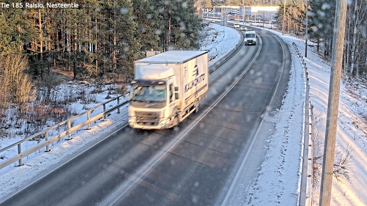 Weather Camera Image Väg 185 Raisio, Nesteentie, Raisio, Varsinais-Suomi