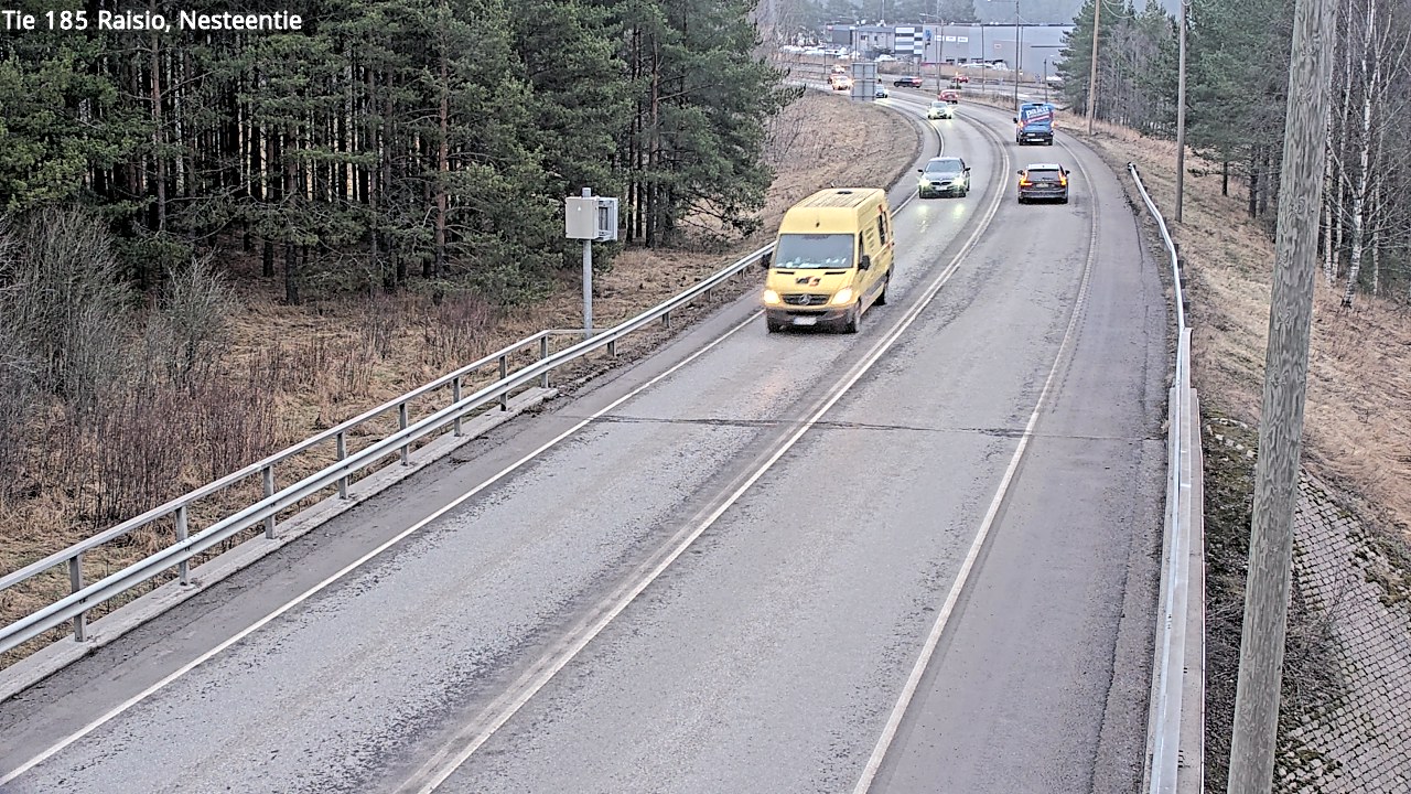 Weather Camera Image Väg 185 Raisio, Nesteentie, Raisio, Varsinais-Suomi