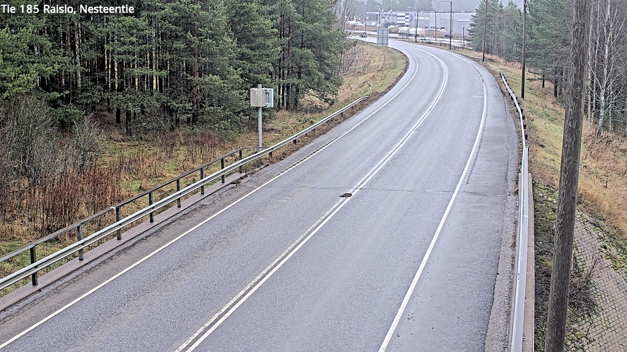 Weather Camera Image Väg 185 Raisio, Nesteentie, Raisio, Varsinais-Suomi
