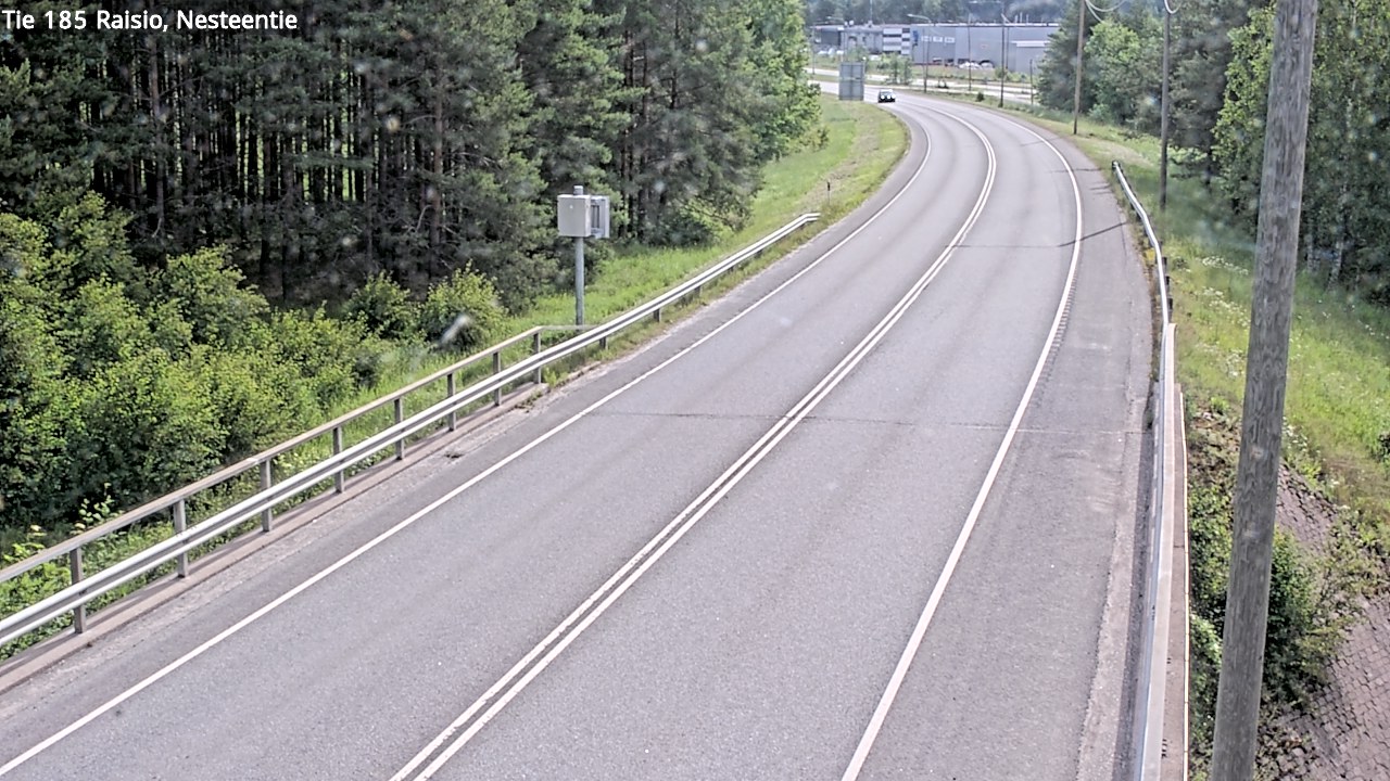 Weather Camera Image Väg 185 Raisio, Nesteentie, Raisio, Varsinais-Suomi