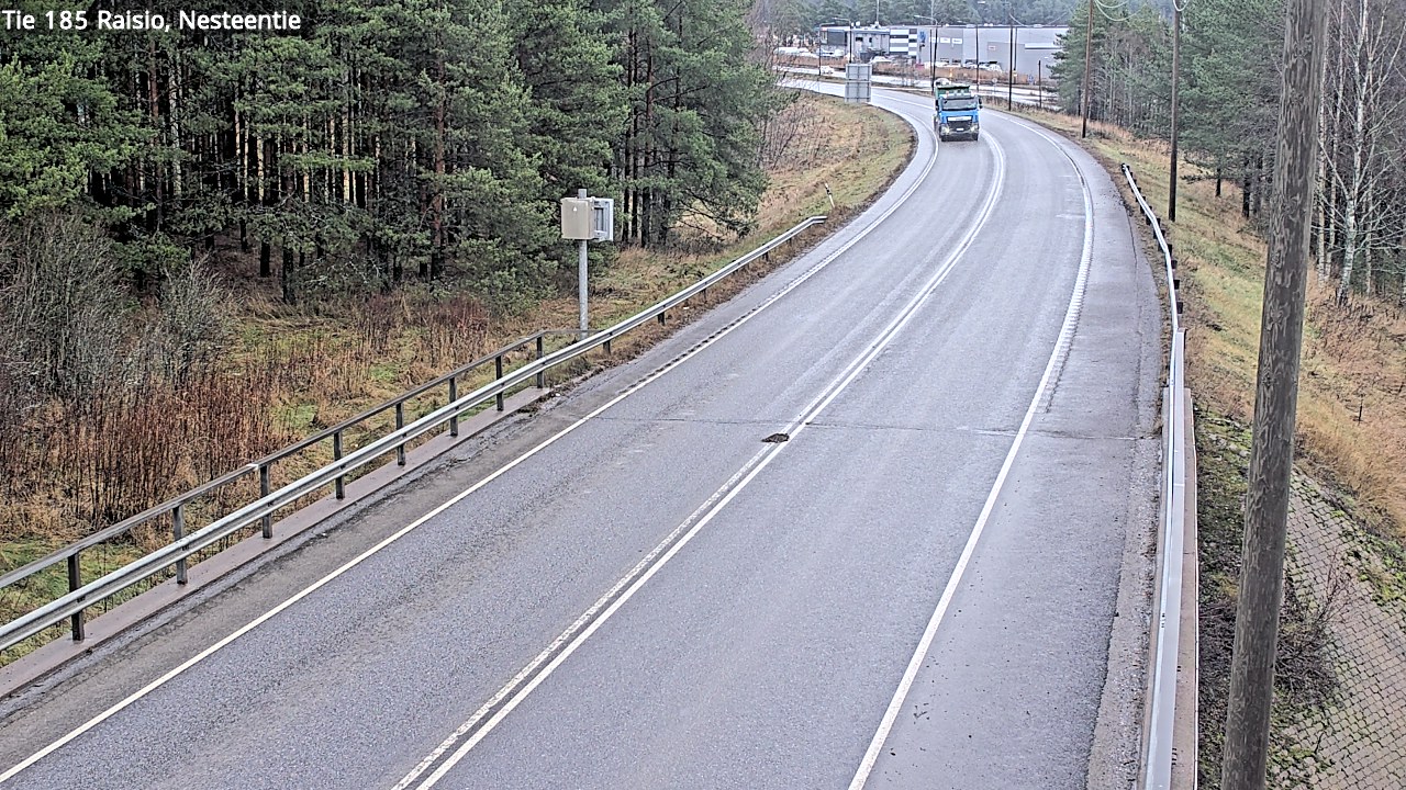 Weather Camera Image Väg 185 Raisio, Nesteentie, Raisio, Varsinais-Suomi
