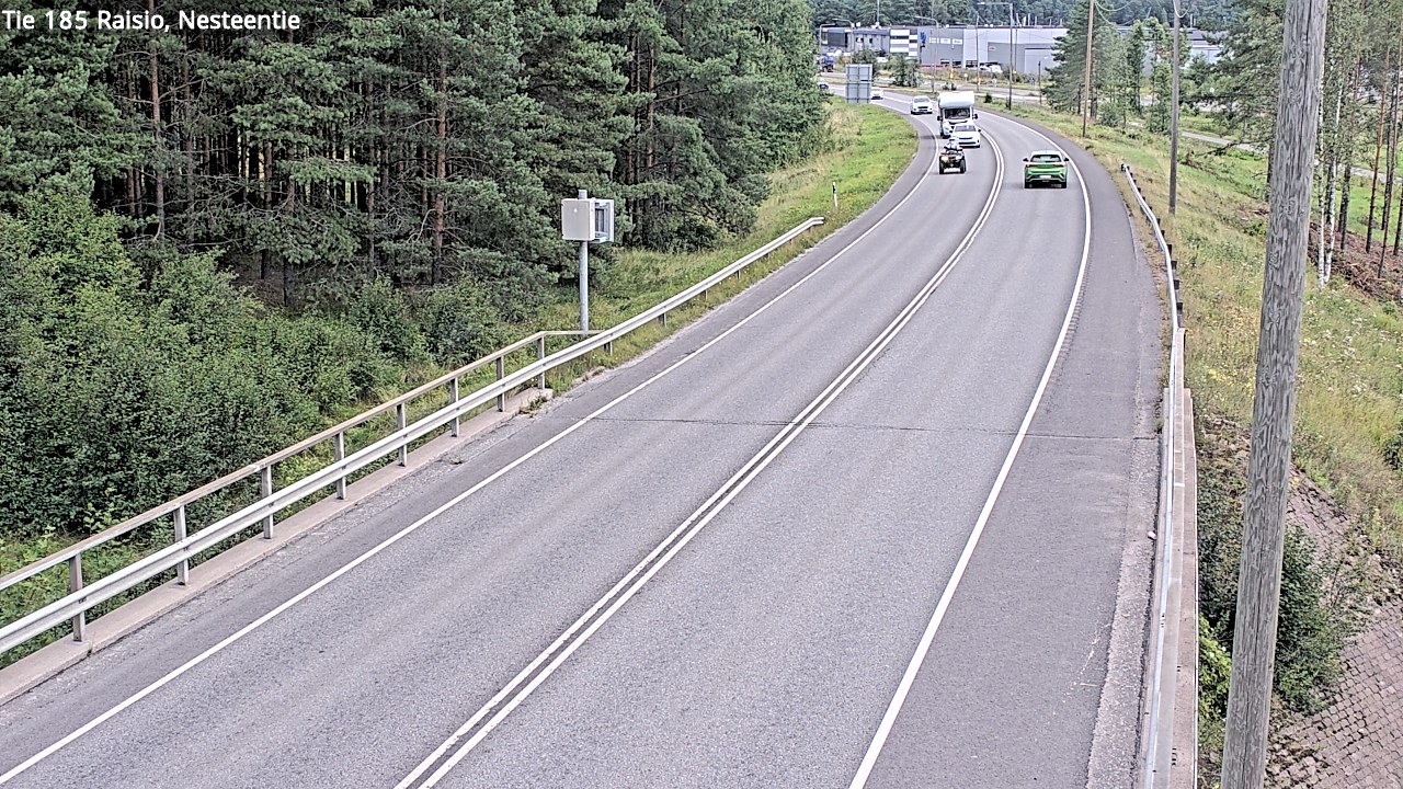 Weather Camera Image Road 185 Raisio, Nesteentie, Raisio, Varsinais-Suomi