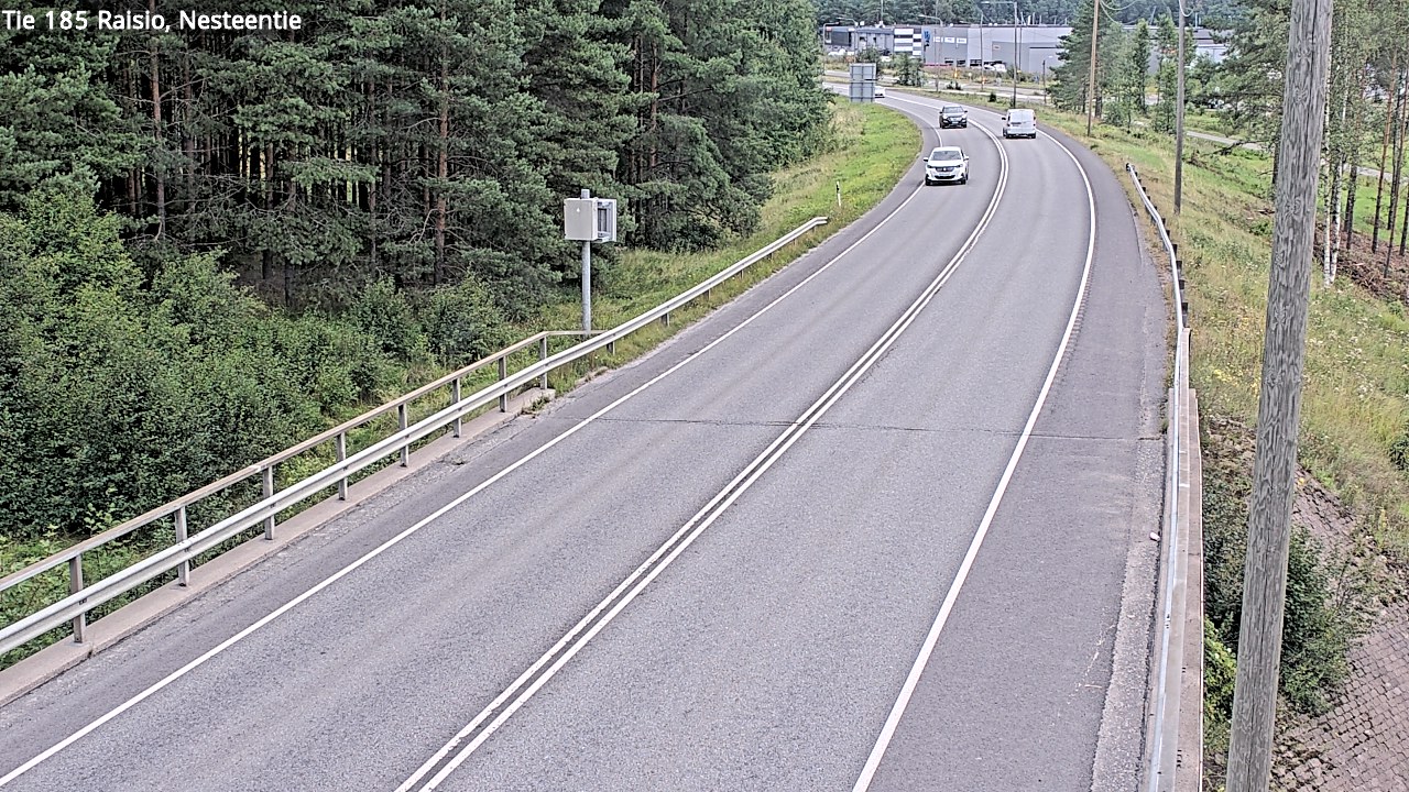 Weather Camera Image Väg 185 Raisio, Nesteentie, Raisio, Varsinais-Suomi