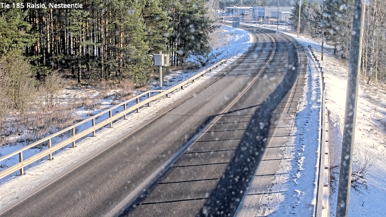Weather Camera Image Road 185 Raisio, Nesteentie, Raisio, Varsinais-Suomi