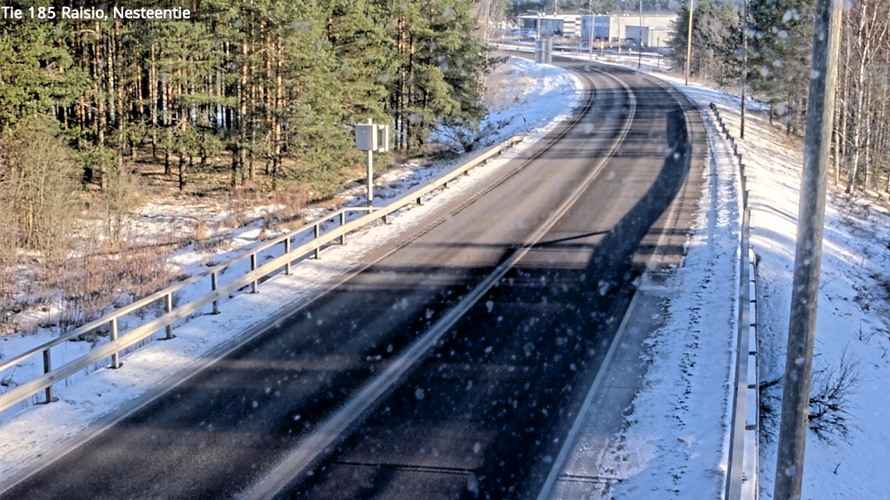 Weather Camera Image Road 185 Raisio, Nesteentie, Raisio, Varsinais-Suomi