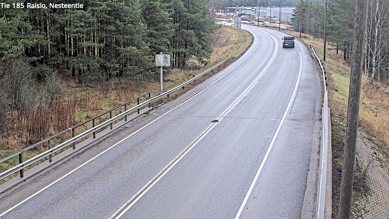 Weather Camera Image Väg 185 Raisio, Nesteentie, Raisio, Varsinais-Suomi