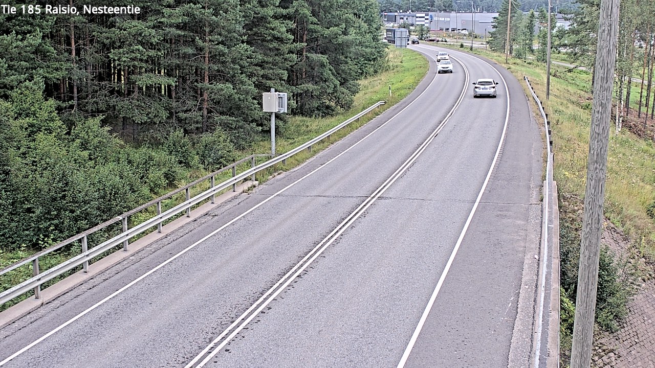 Weather Camera Image Väg 185 Raisio, Nesteentie, Raisio, Varsinais-Suomi