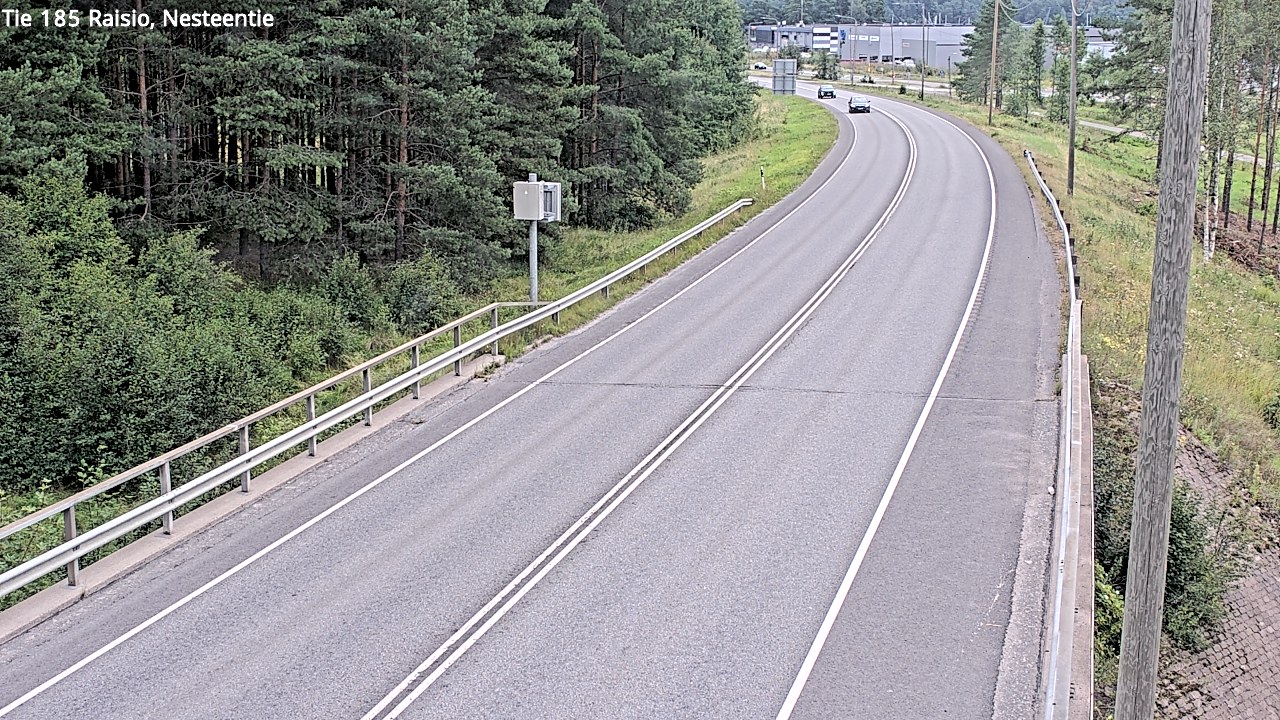 Weather Camera Image Väg 185 Raisio, Nesteentie, Raisio, Varsinais-Suomi
