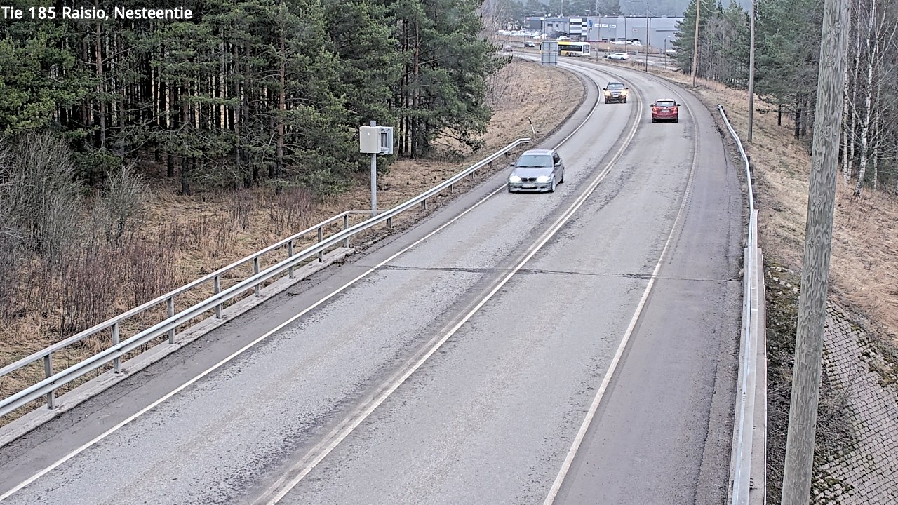 Weather Camera Image Väg 185 Raisio, Nesteentie, Raisio, Varsinais-Suomi