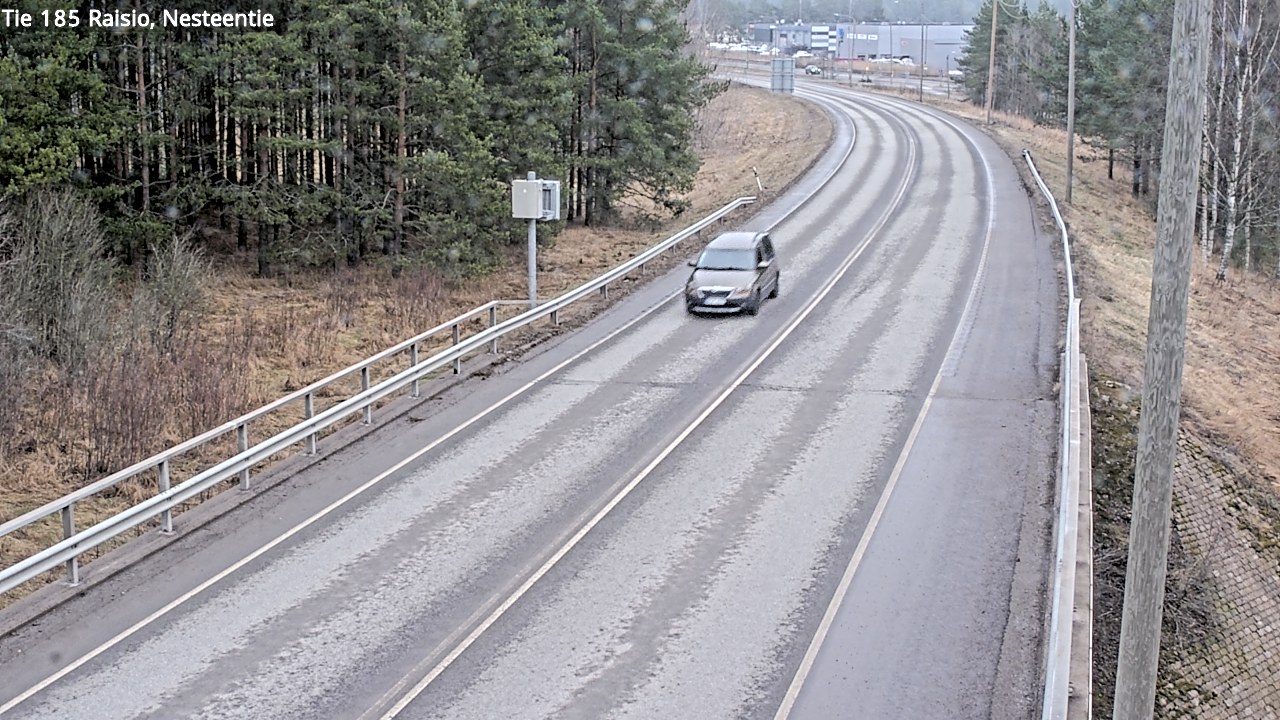 Weather Camera Image Road 185 Raisio, Nesteentie, Raisio, Varsinais-Suomi