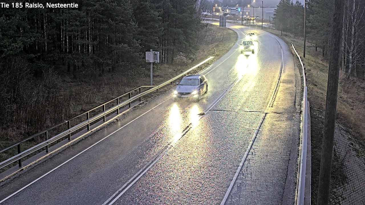 Weather Camera Image Väg 185 Raisio, Nesteentie, Raisio, Varsinais-Suomi