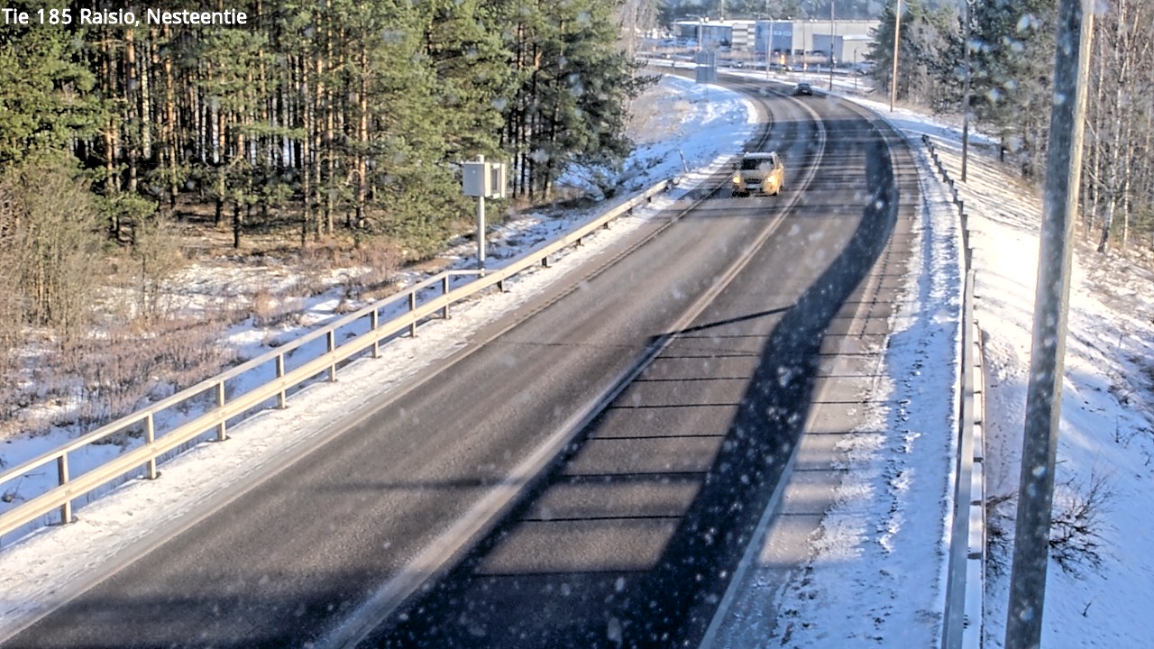 Weather Camera Image Road 185 Raisio, Nesteentie, Raisio, Varsinais-Suomi